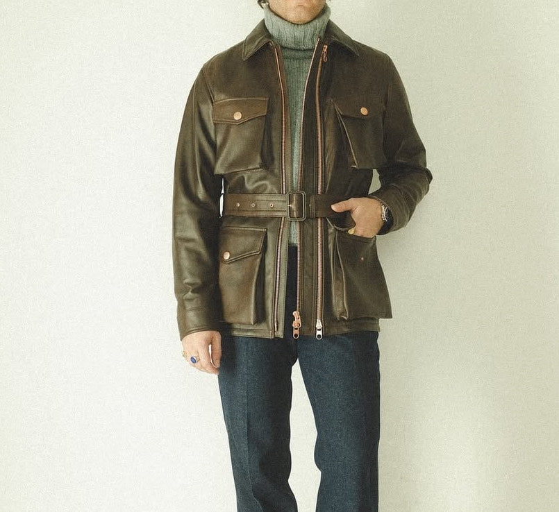 Custom Khushkaran singh Leather Jacket