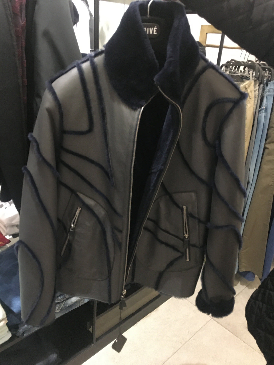 Custom Hashem Qasim Leather Jacket