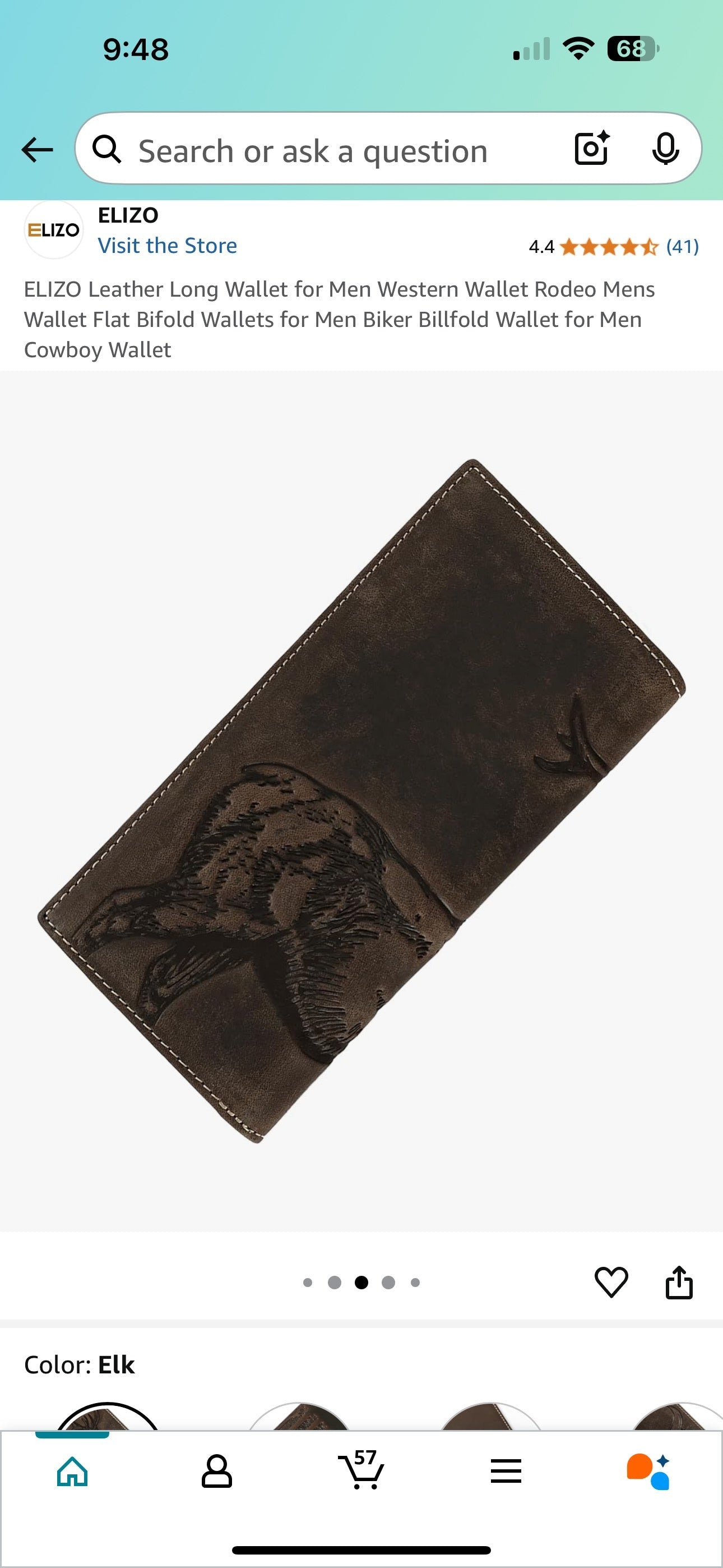 Gerard Custom Leather Wallet 1/2 Installment
