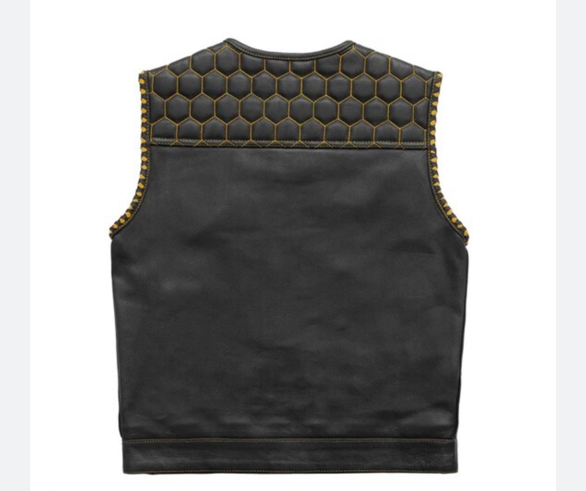 Custom Lysander Hayes Leather Vest 1/2 Inastallment