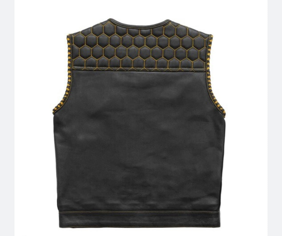 Custom Lysander Hayes Leather Vest 1/2 Inastallment