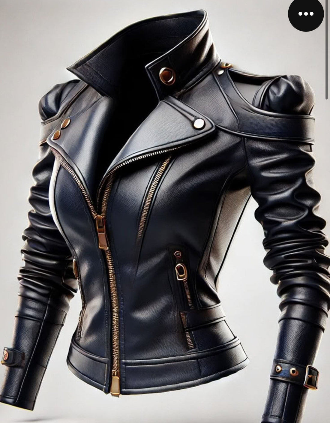 Custom Sylvanah Leather Coat