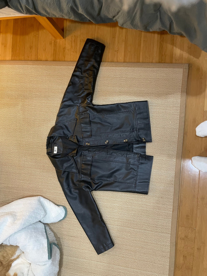 Custom Emma Hanhcao Leather Jacket