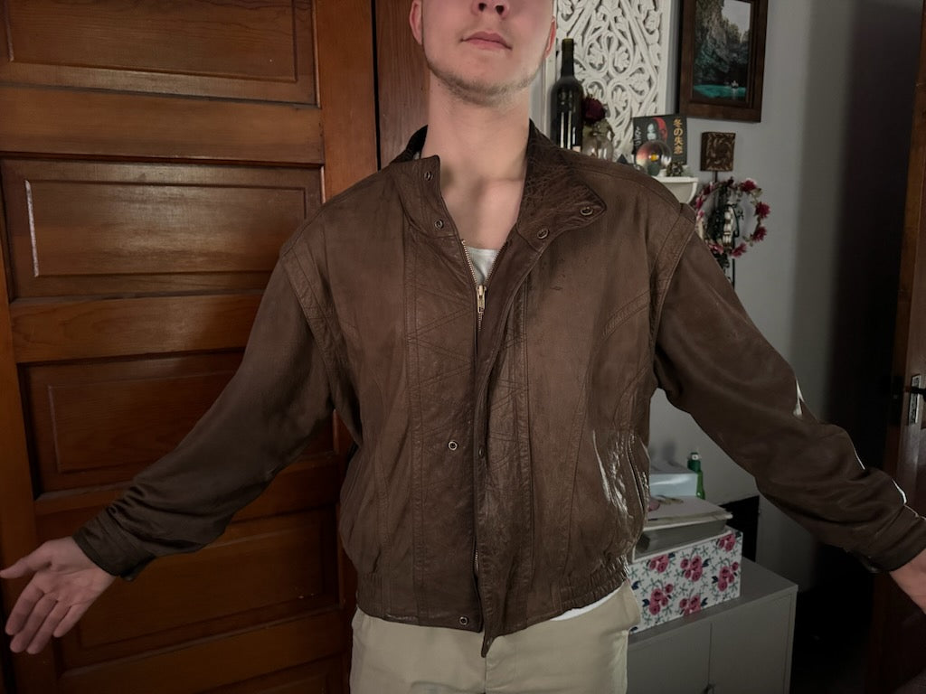 Custom Nicholis Dolby Leather Jacket 1/2 Installment