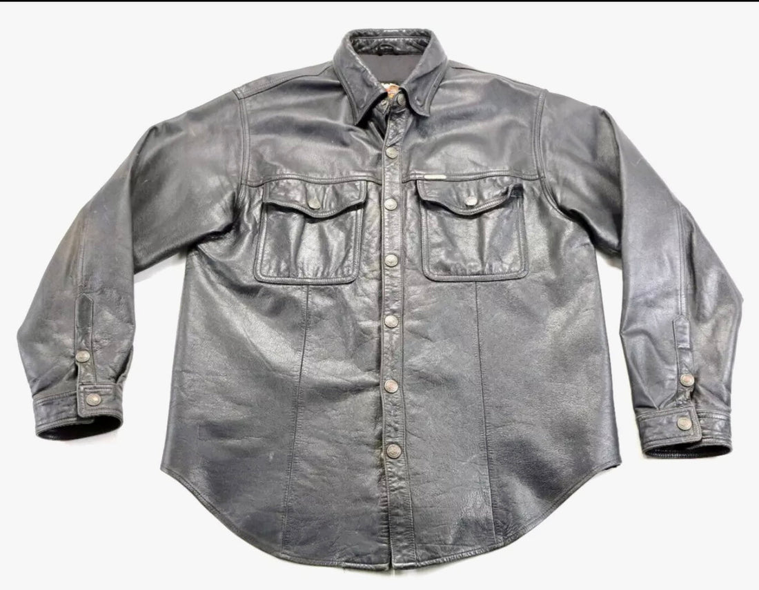 Custom George Endriukaitis Leather Shirt