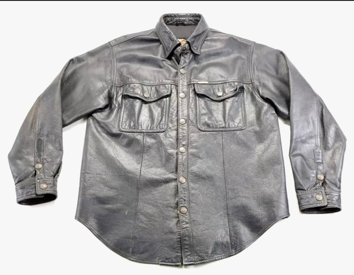 Custom George Endriukaitis Leather Shirt