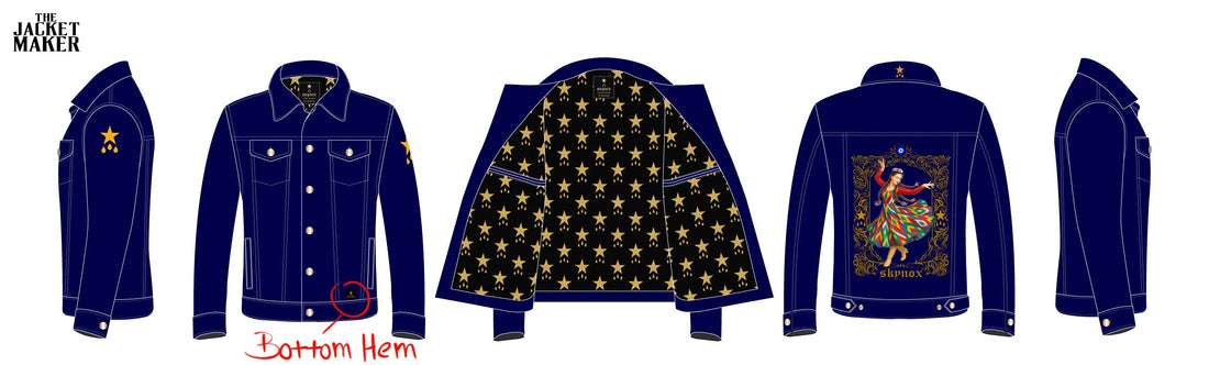 Custom Rostam Rozi Denim Jacket Sample