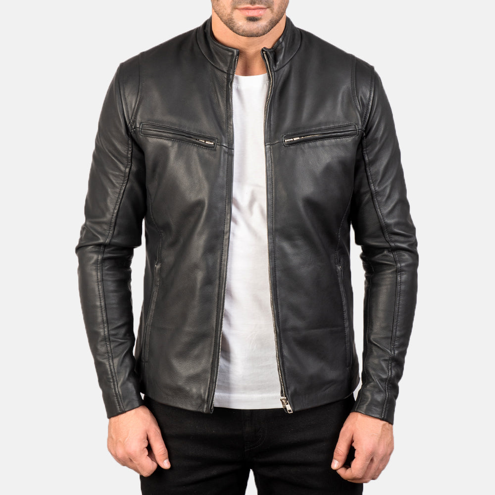 [FS] Ionic Black Leather Jacket