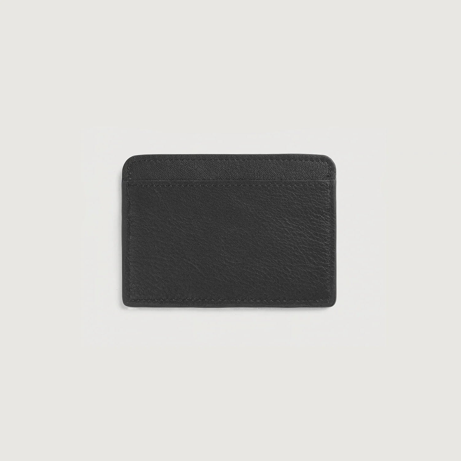 Karl Black Leather Card Holder