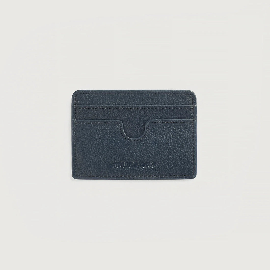 Karl Blue Leather Card Holder