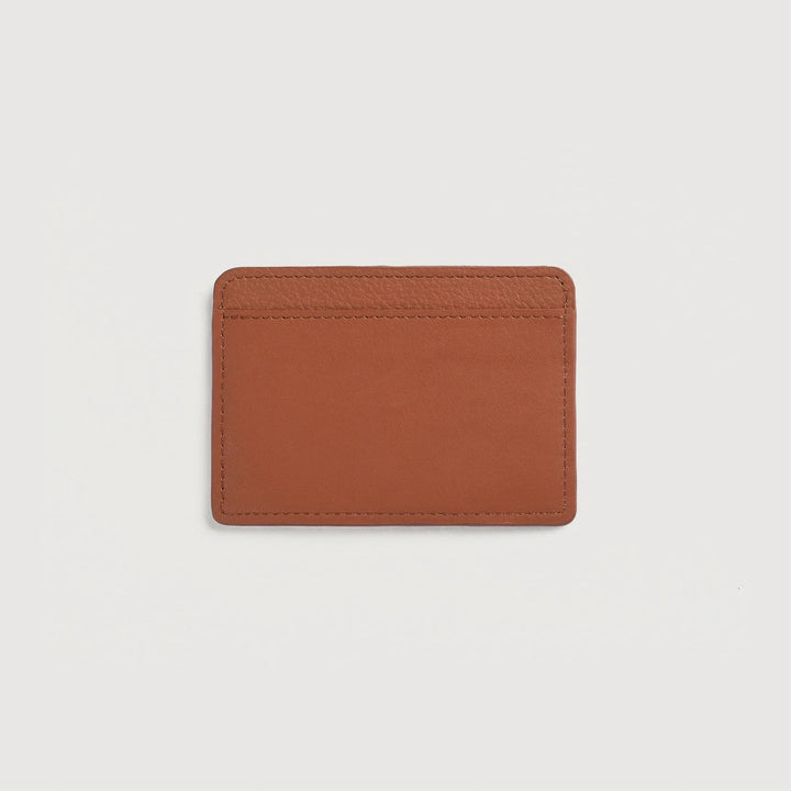 Karl Brown Leather Card Holder