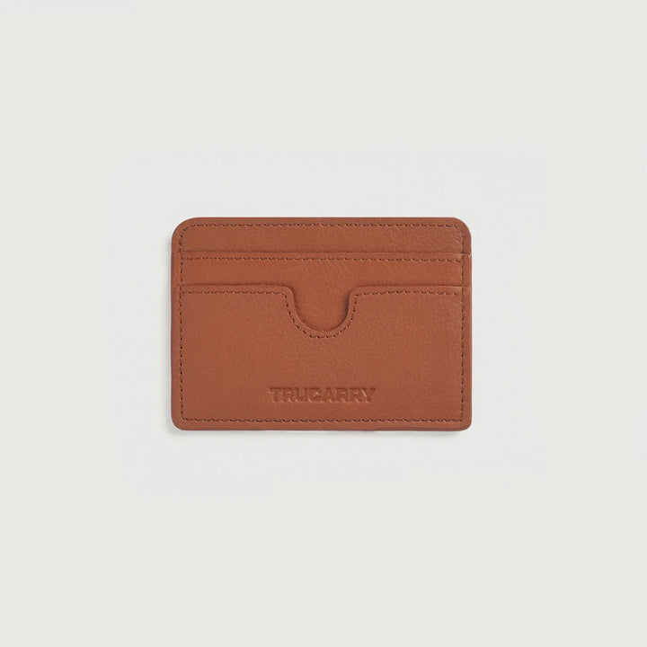 Karl Brown Leather Card Holder