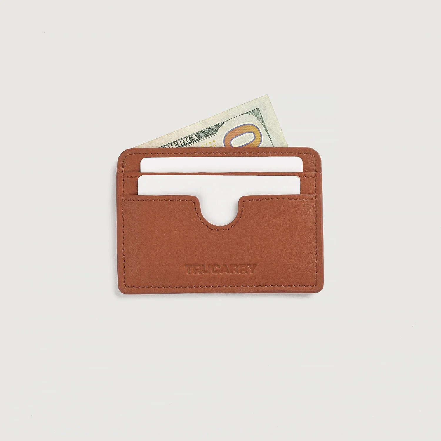 Karl Brown Leather Card Holder