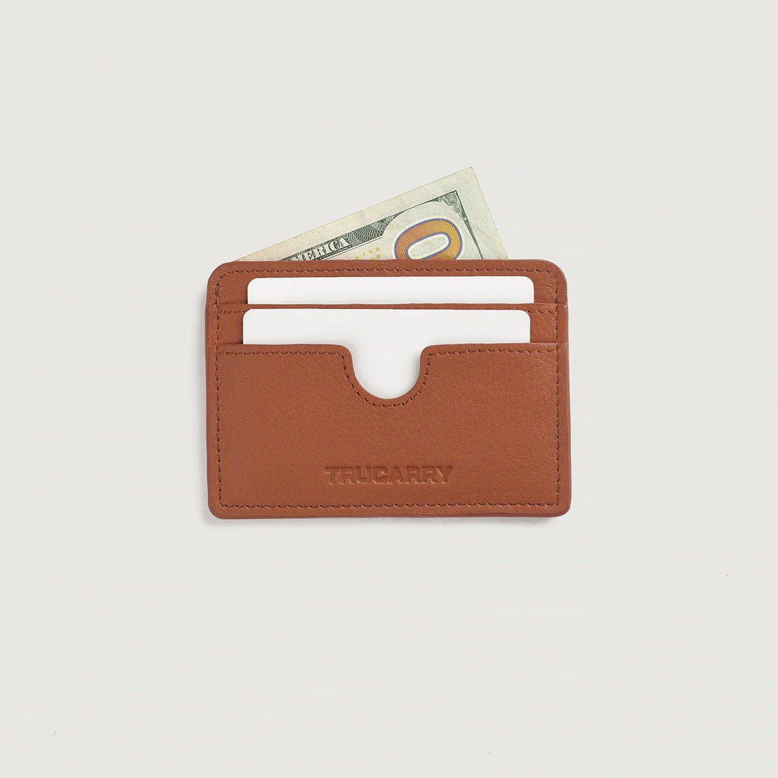 Karl Brown Leather Card Holder