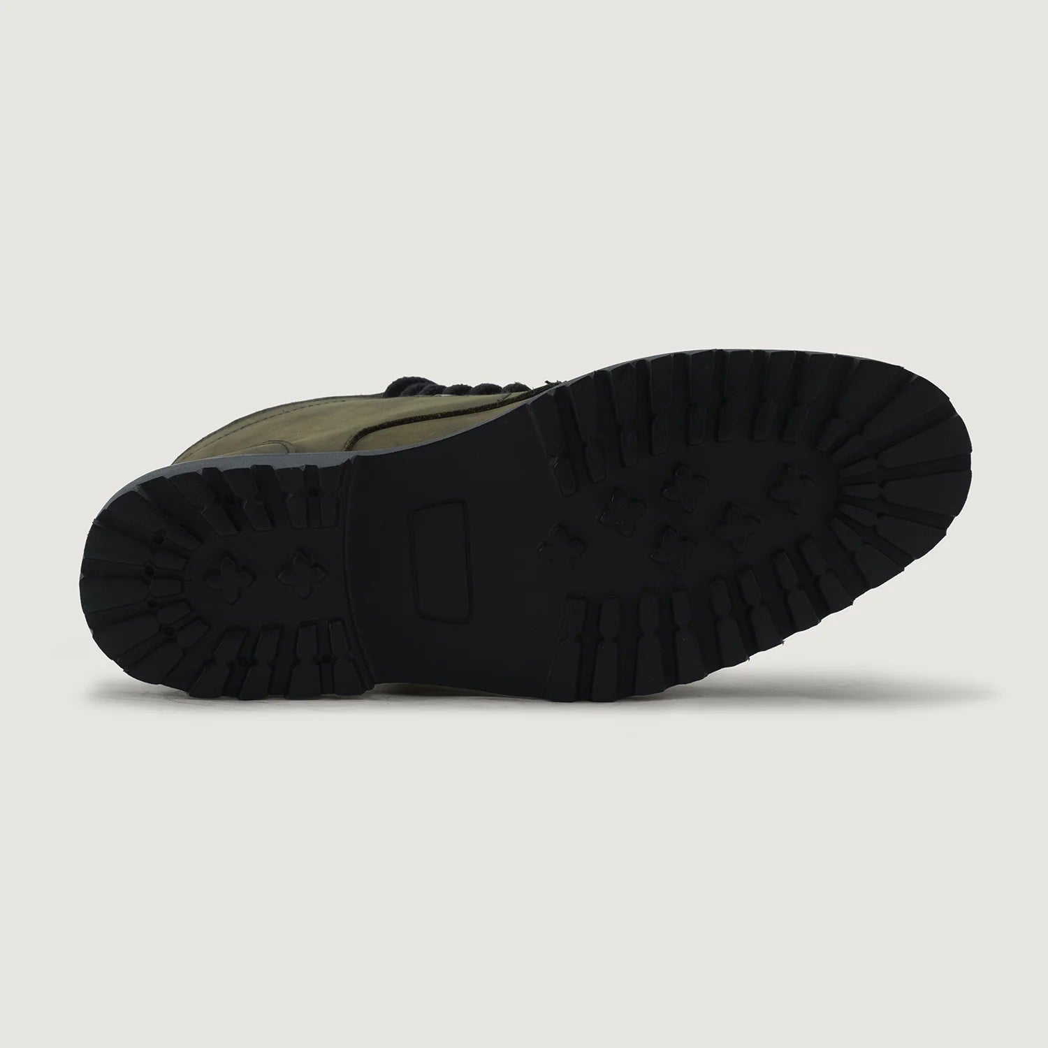 Knight Derby Olive Green Pullup Leather Boots - TerraGrip