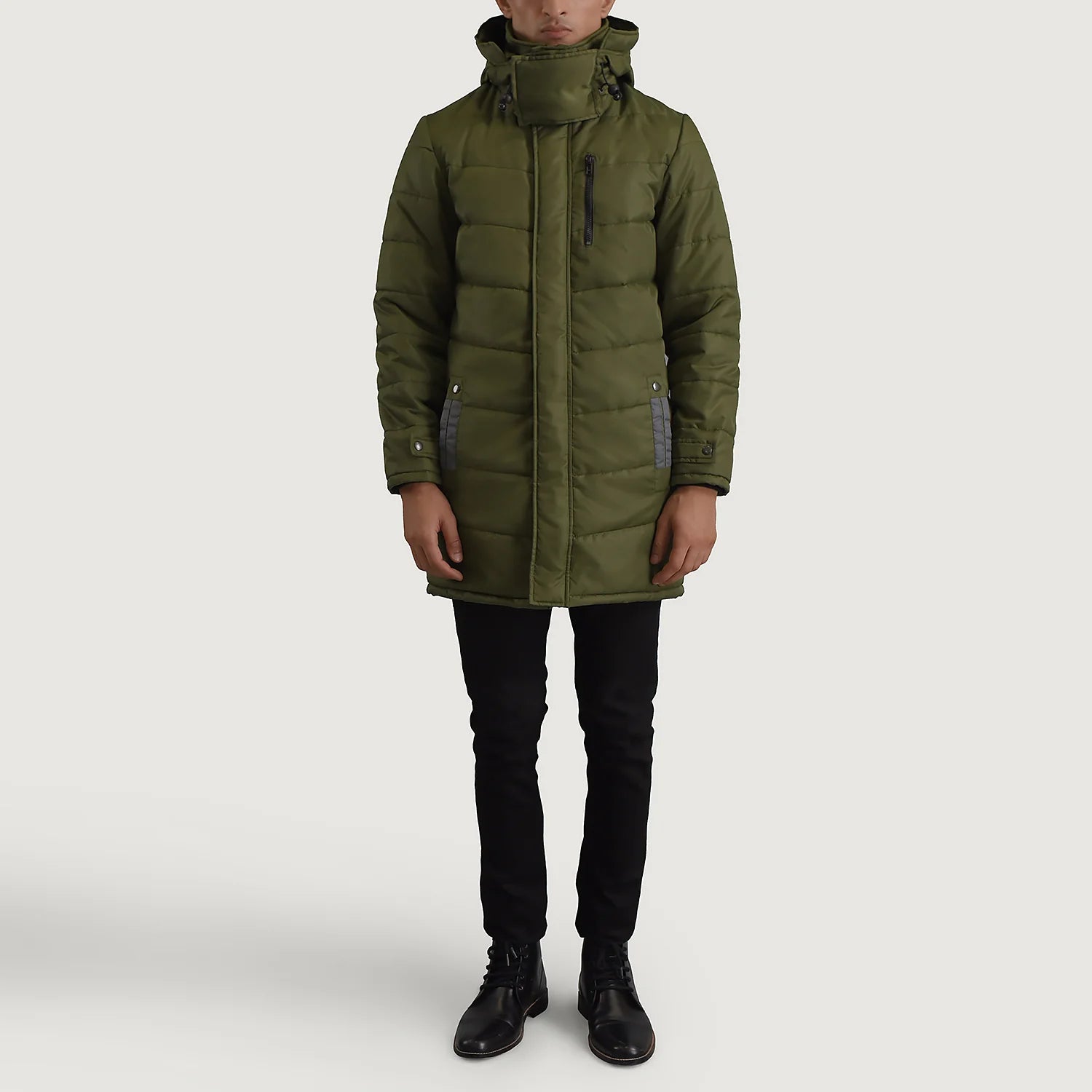 Moore Green Hooded Parka