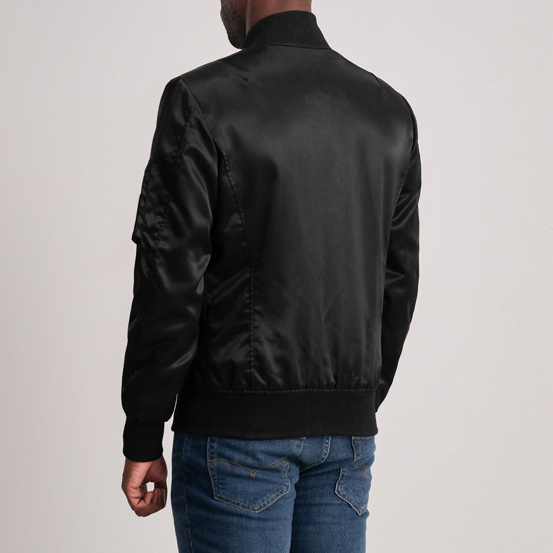 Quinton MA-1 Black Bomber Jacket