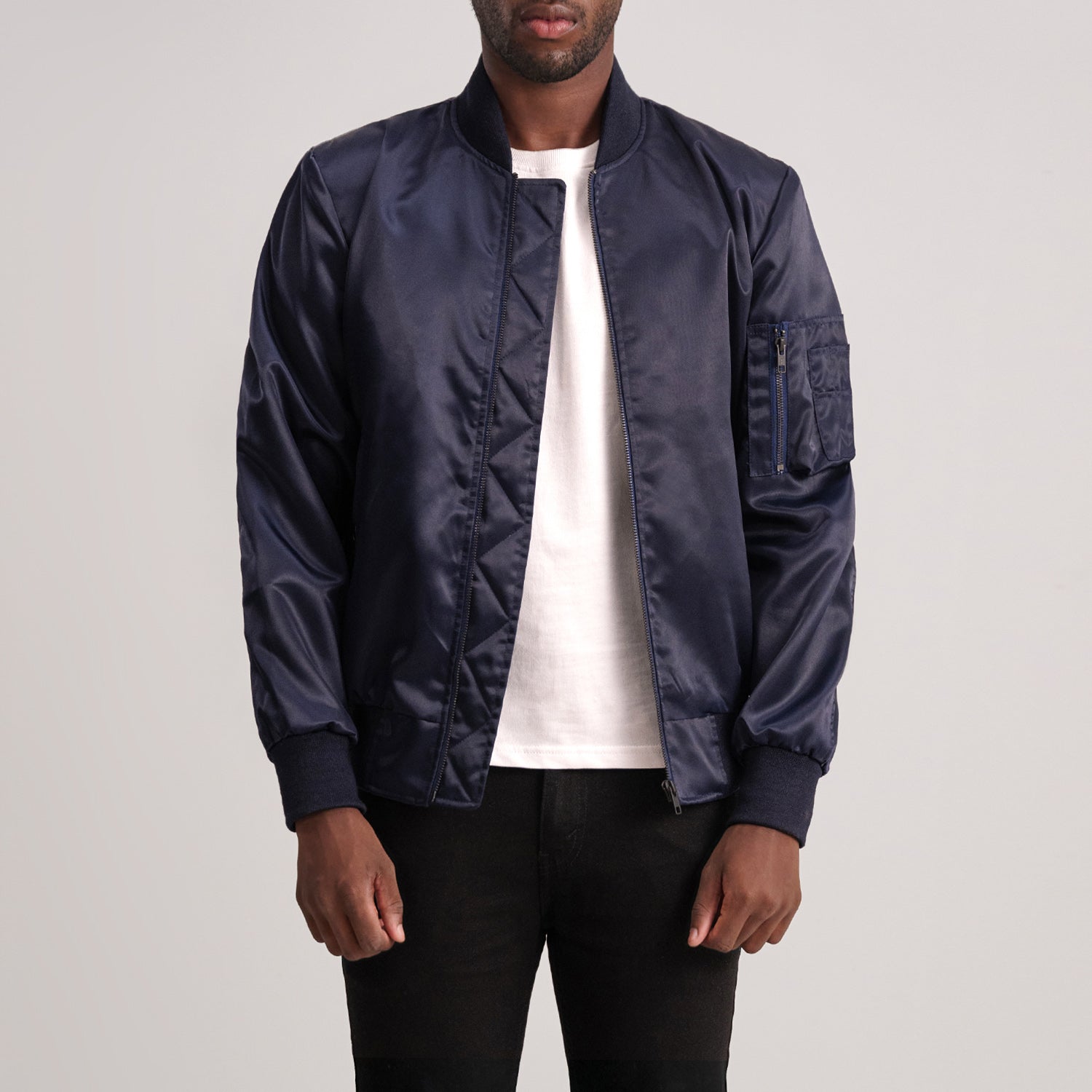 Quinton MA-1 Blue Bomber Jacket