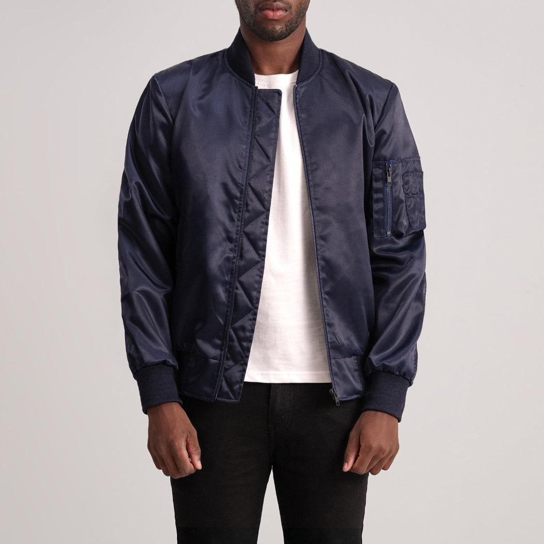 Quinton MA-1 Blue Bomber Jacket