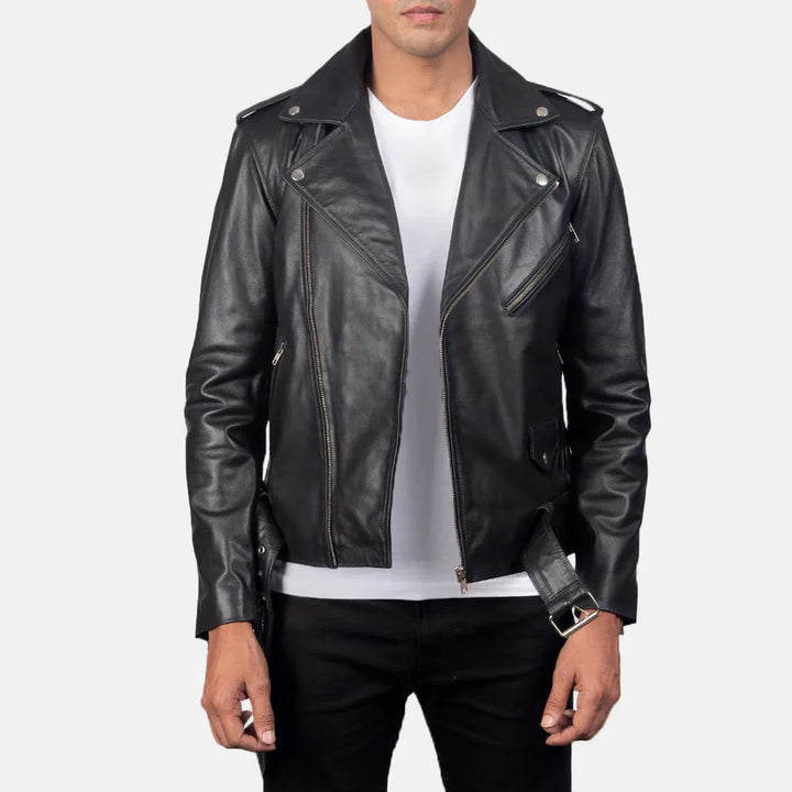 Custom Michael Thompson Leather Jacket