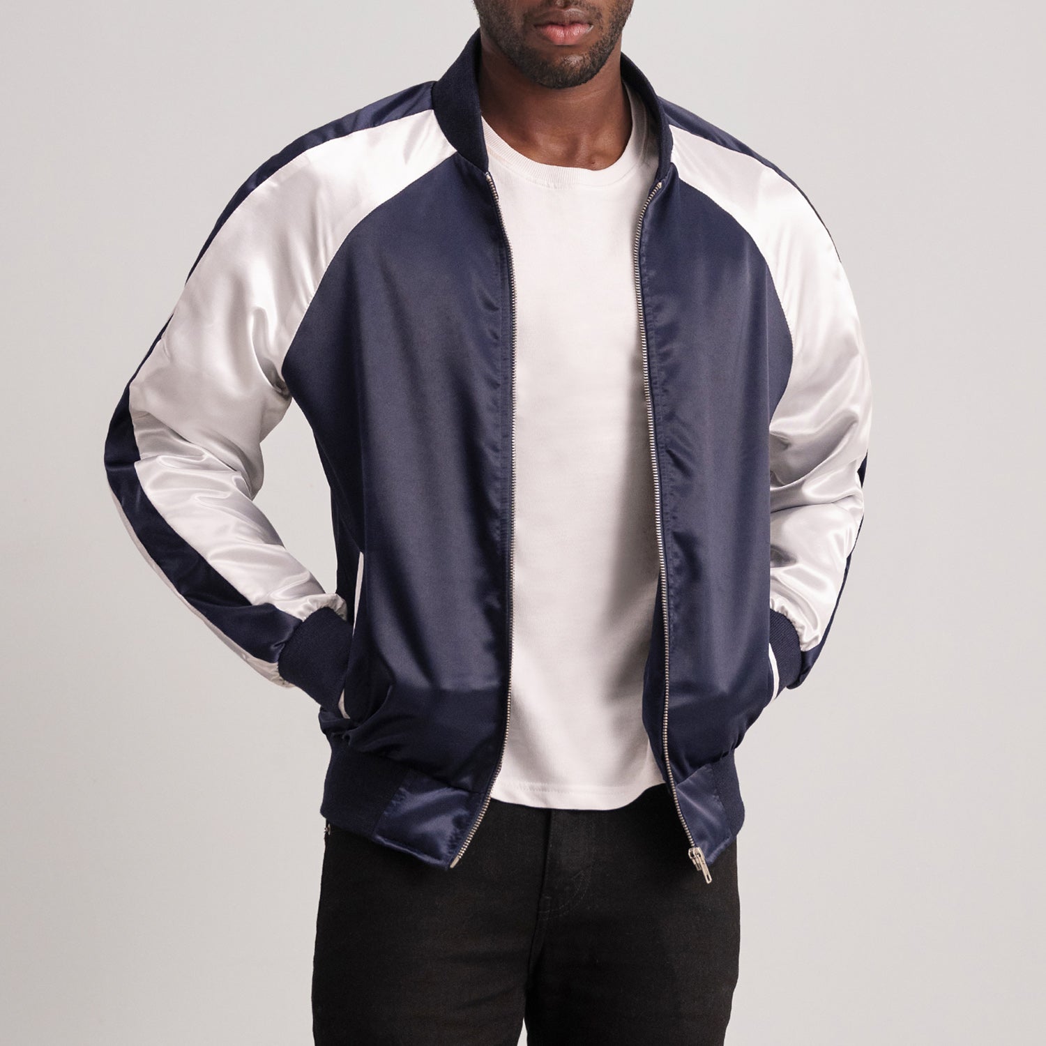 Clarke Blue Varsity Jacket