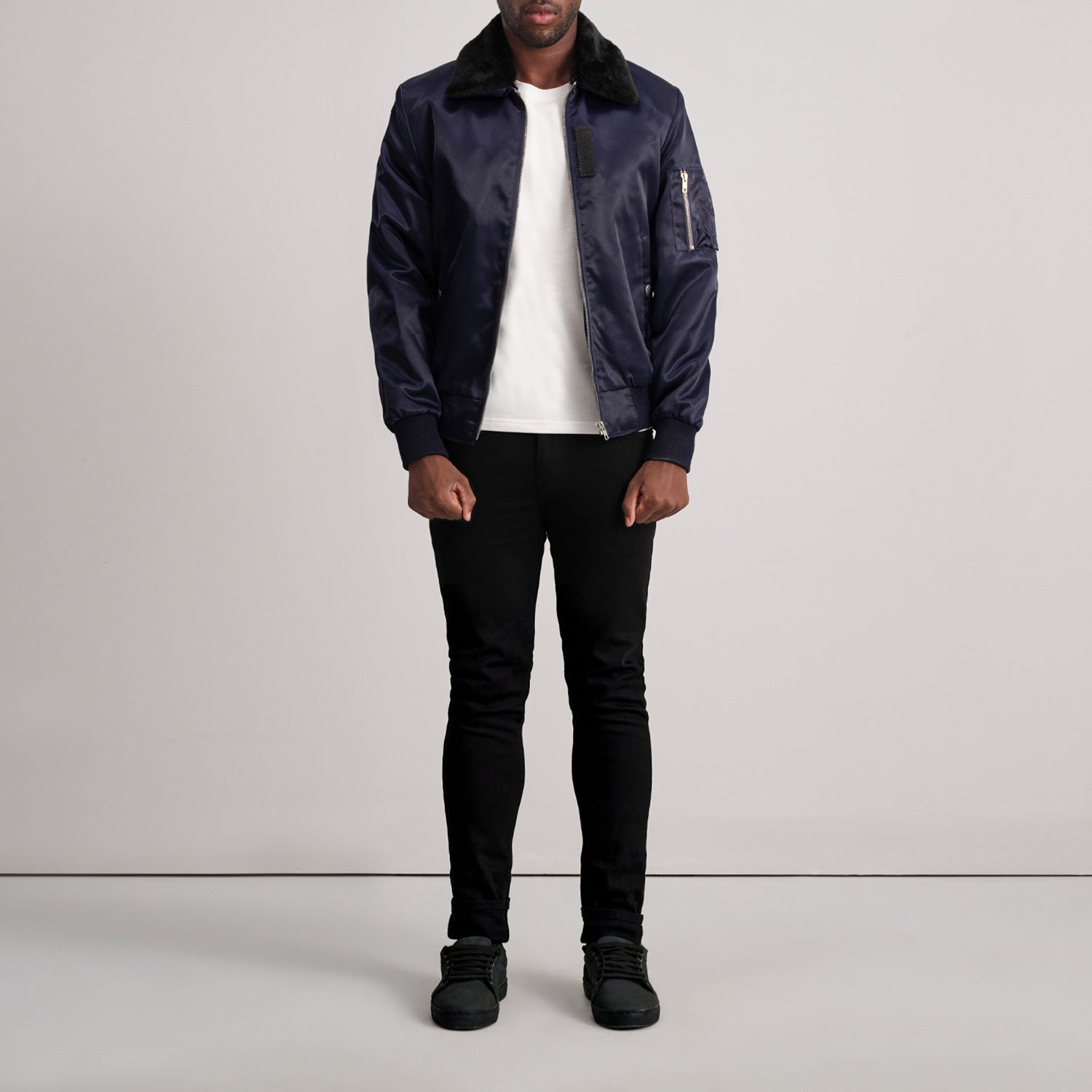 Clyde B-15 Blue Bomber Jacket