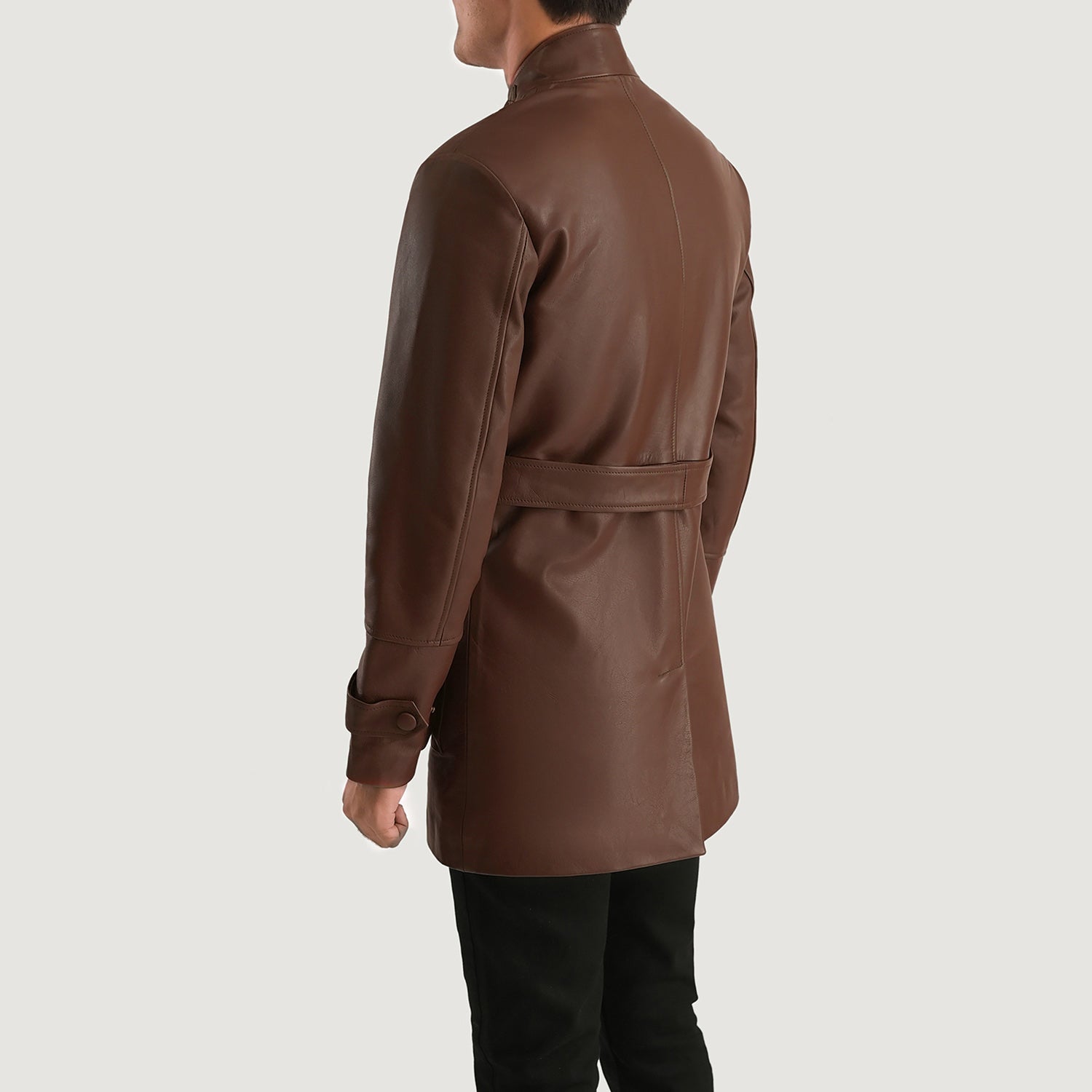 Dolf Brown Leather Jacket