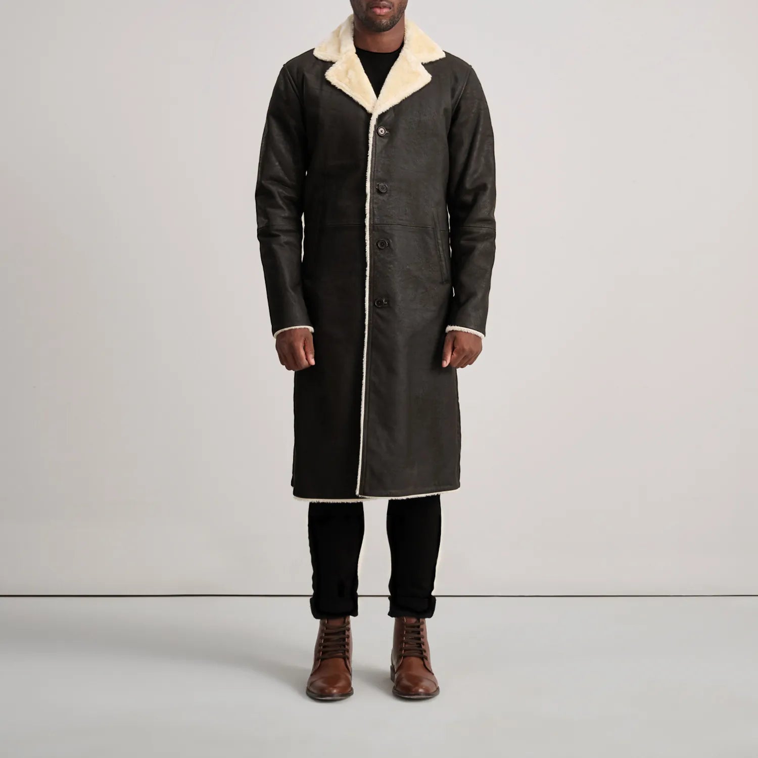 Kolby Brown Shearling Coat