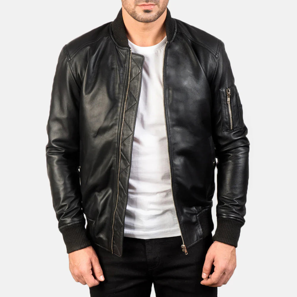 Custom Jordan Cashmore Leather Jacket