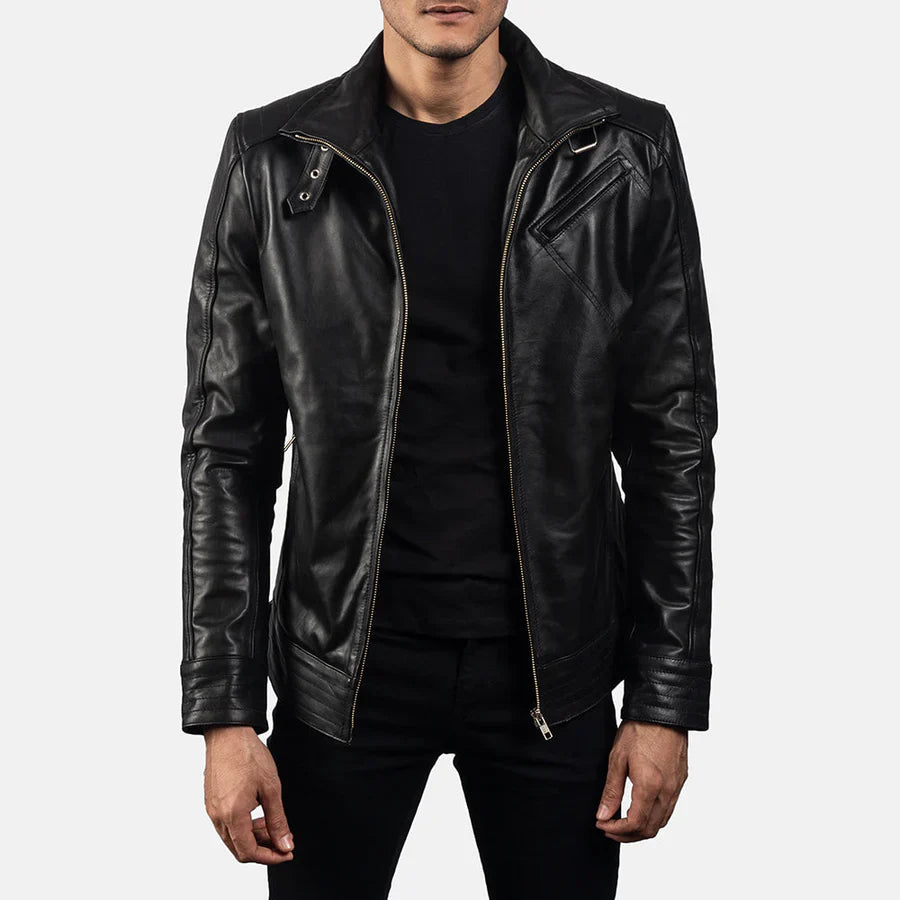 Custom Alain Iscard Batraville Leather Jacket