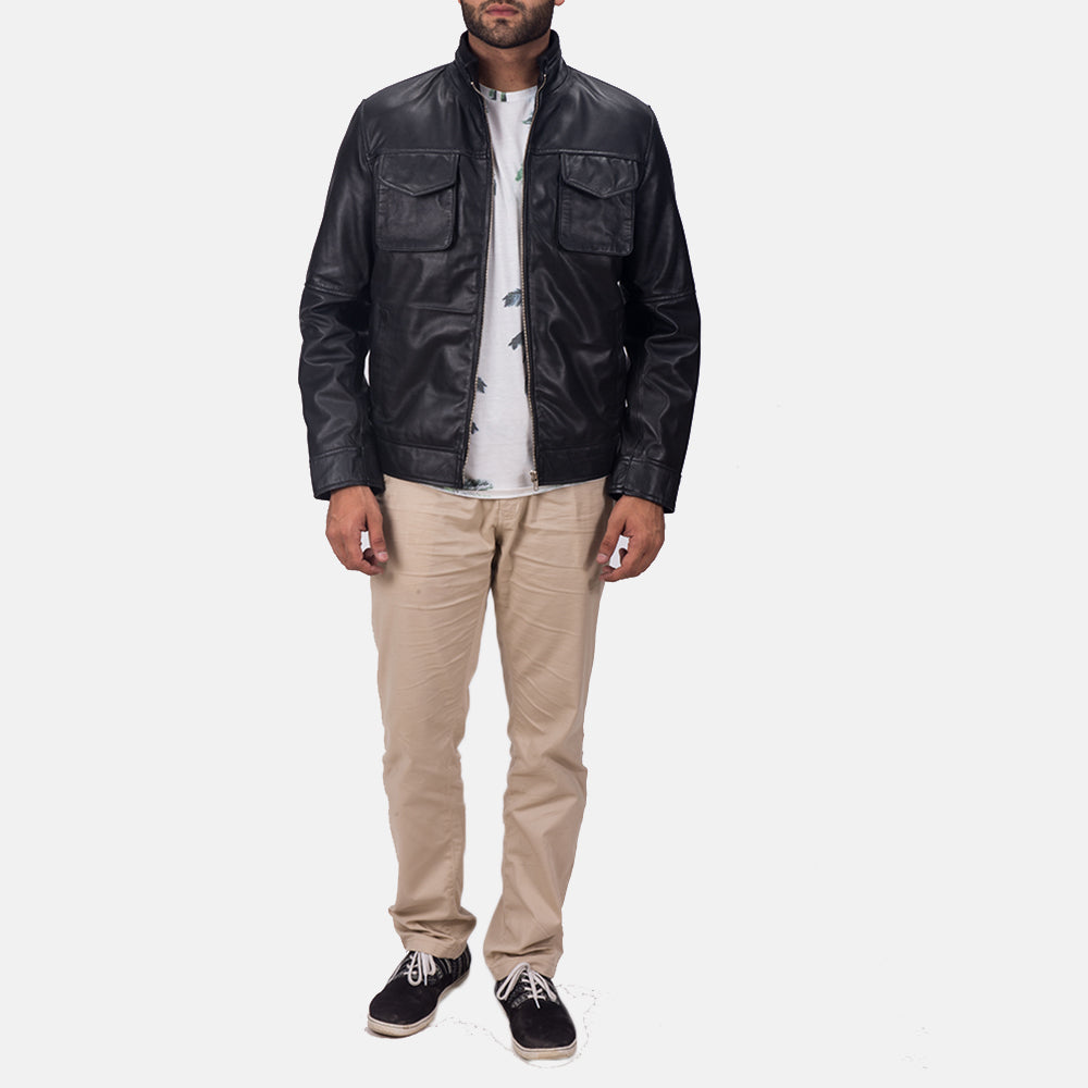 Maurice Black Leather Jacket