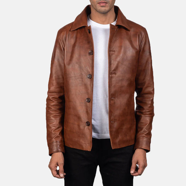 Custom Doug Mosbey Leather Jacket