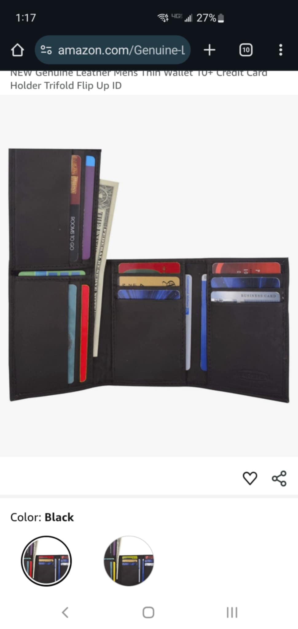 Custom Nicole Laws Leather Wallet