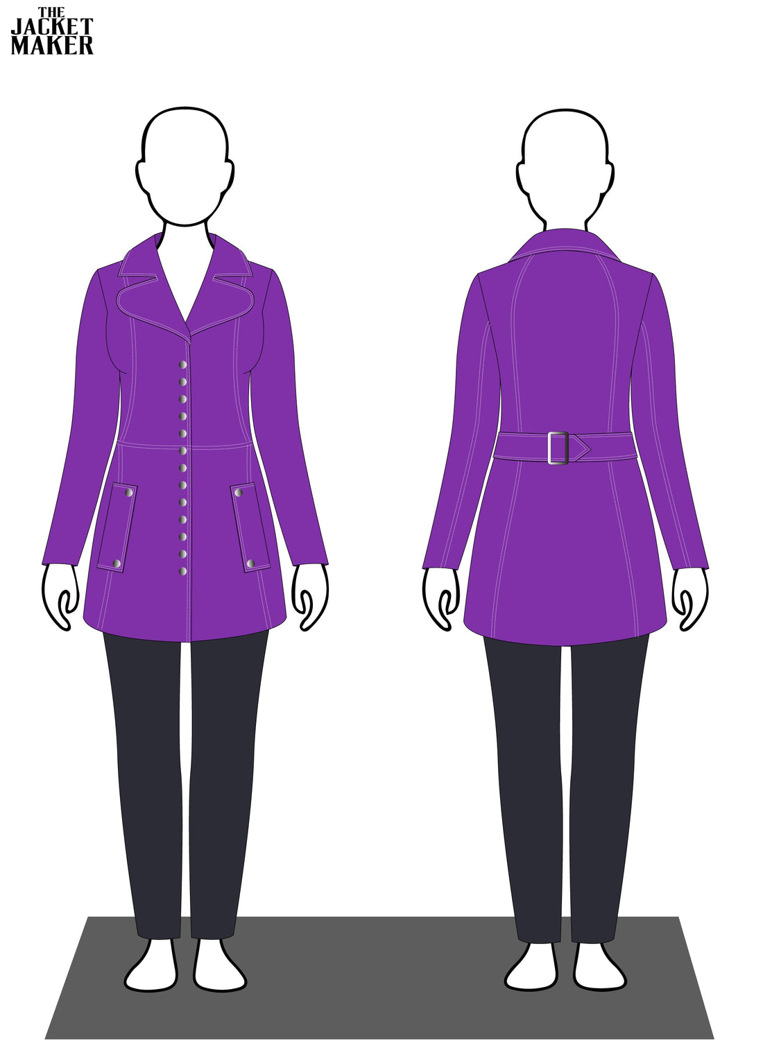 Custom Maria Lupoi Suede Coat 1/2 Installment