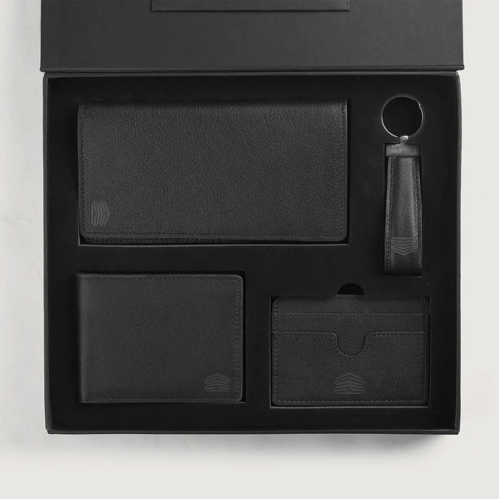 Custom Reema Maarouf Timeless Taylen Black Leather Gift Set