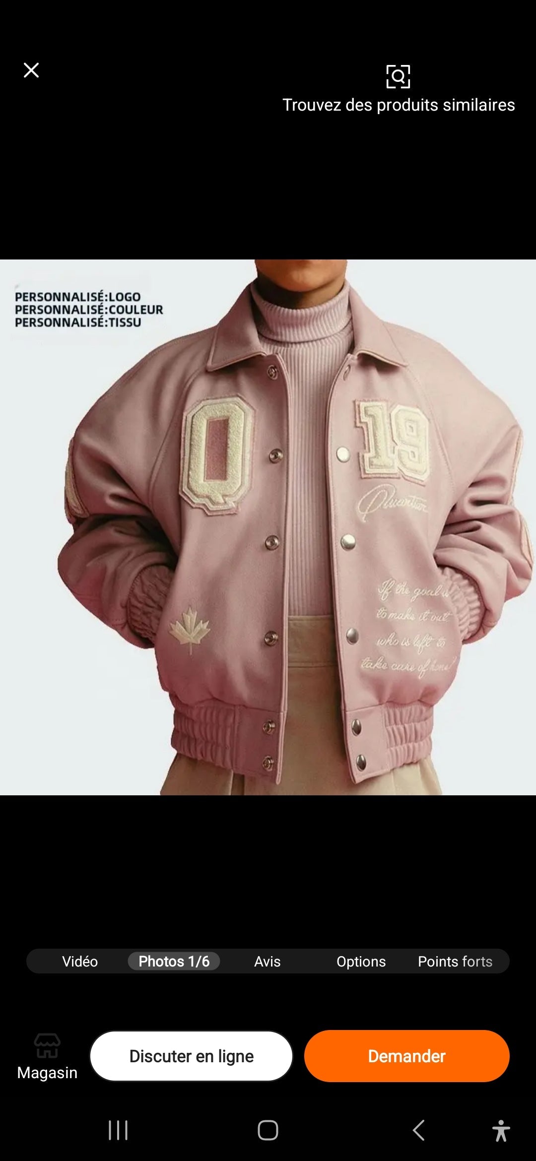 Custom Theo Remfort Leather Jacket 1/2 installment