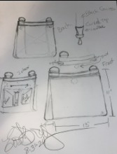 Custom Earnestdiaz Leather Bag