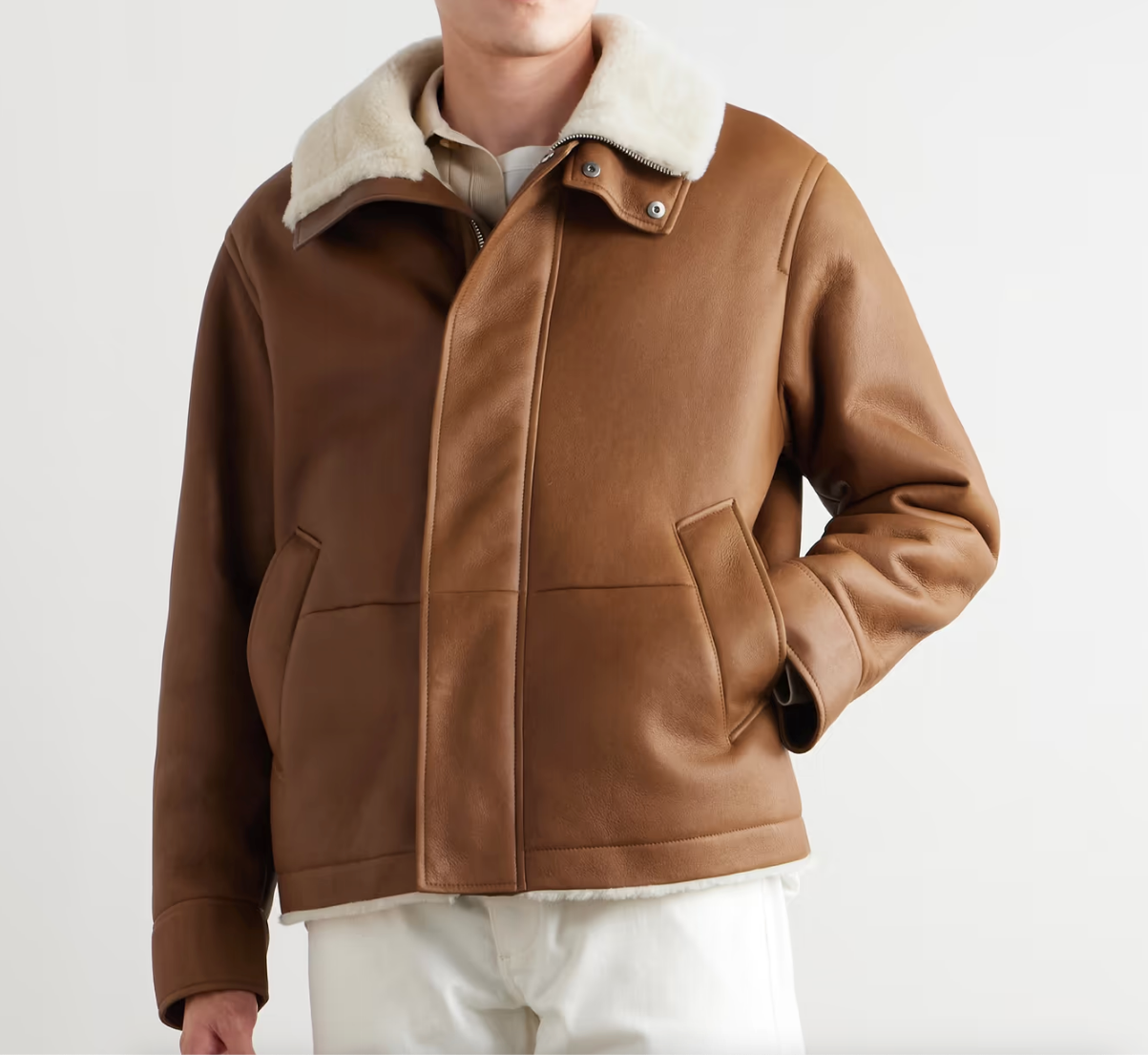 Custom Emile Gebrayel Leather Jacket