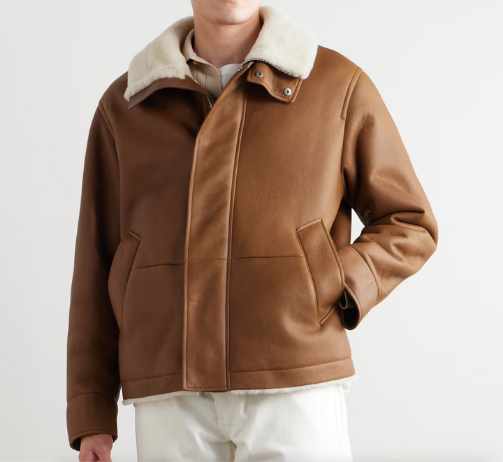 Custom Emile Gebrayel Leather Jacket