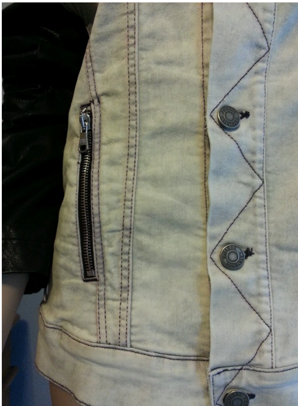 Custom Eduardo Blue Leather Jacket