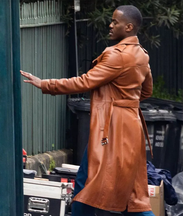 Custom Robin J Hopewin Leather Coat 1/2 Installment