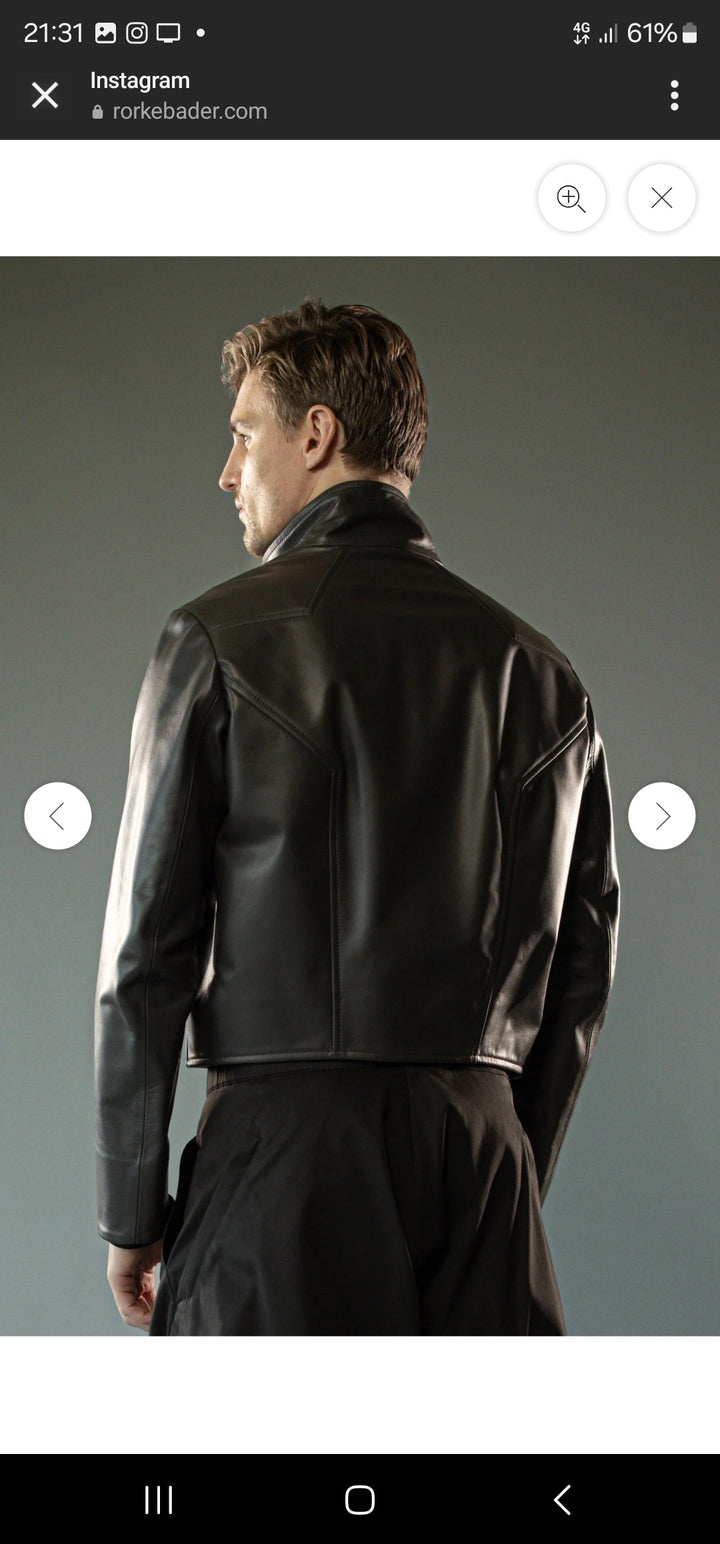 Custom Joey Frost Leather Jacket 1/2 Installment