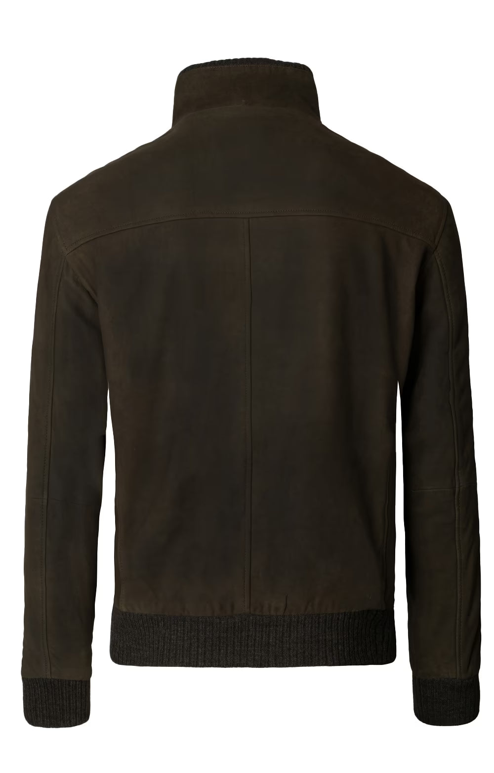 Men's Nubuck Blouson Jacket - Brown