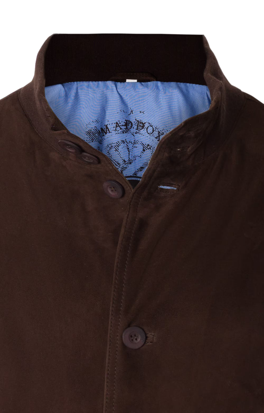 Men's Suede Button Blouson Jacket