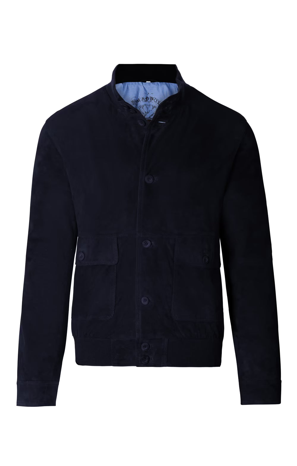 Men's Suede Button Blouson Jacket