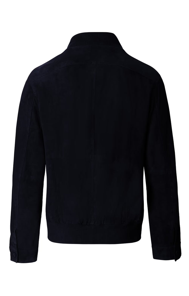 Men's Suede Button Blouson Jacket