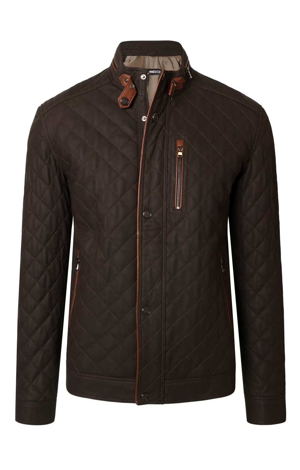 Men's Quilted Leather Jacket