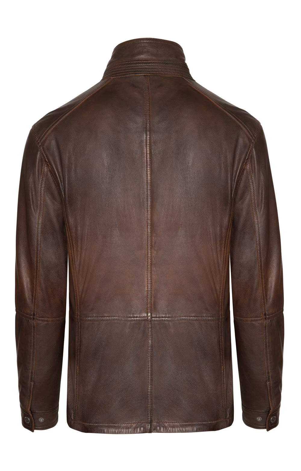 Men's Ryan Leather Jacket - Brown