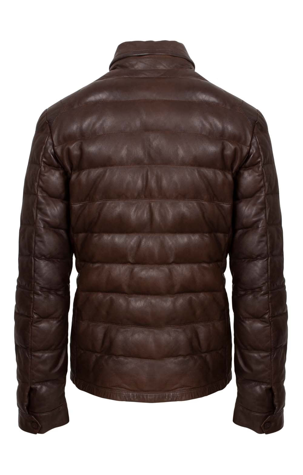 Men's Padded Nappa Leather Jacket