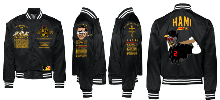 Custom Justinlinton Satin Jacket